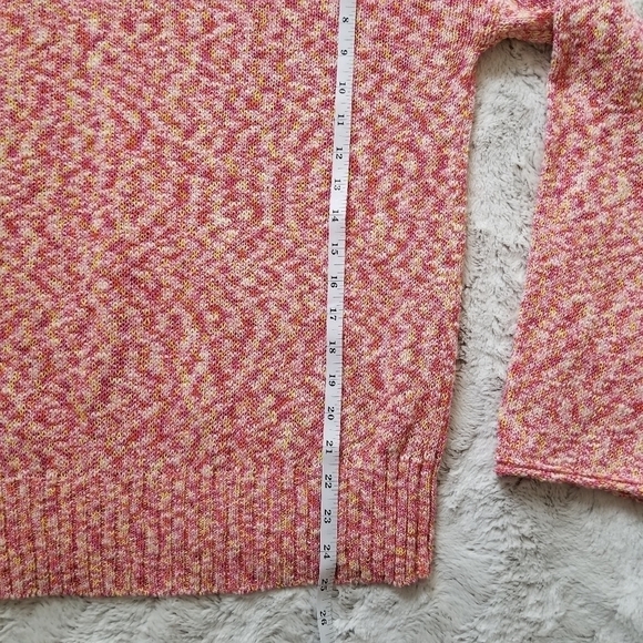 Magaschoni Pink Multicolor Cotton Blend Knit Sz S - Picture 8 of 9